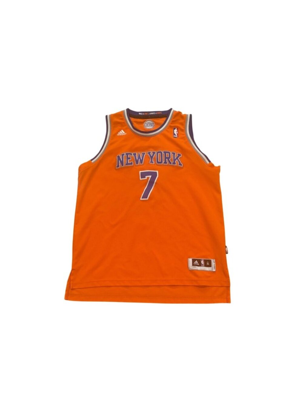 Adidas New York Knicks Carmelo Anthony #7 NBA Basketball Jersey Youth XL +2